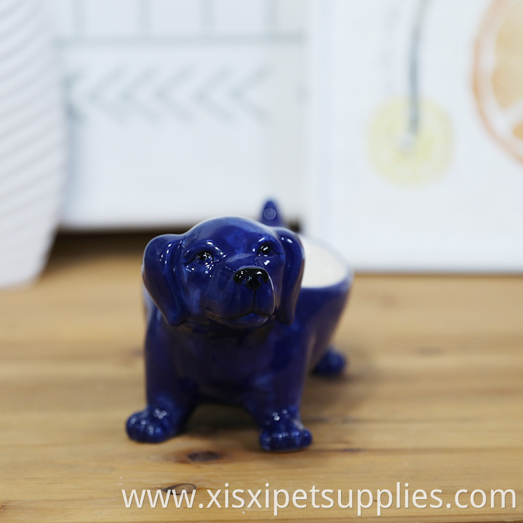 Customizable OEM ODM No Spill Ceramic Pet Dog Bowl for Food and Water